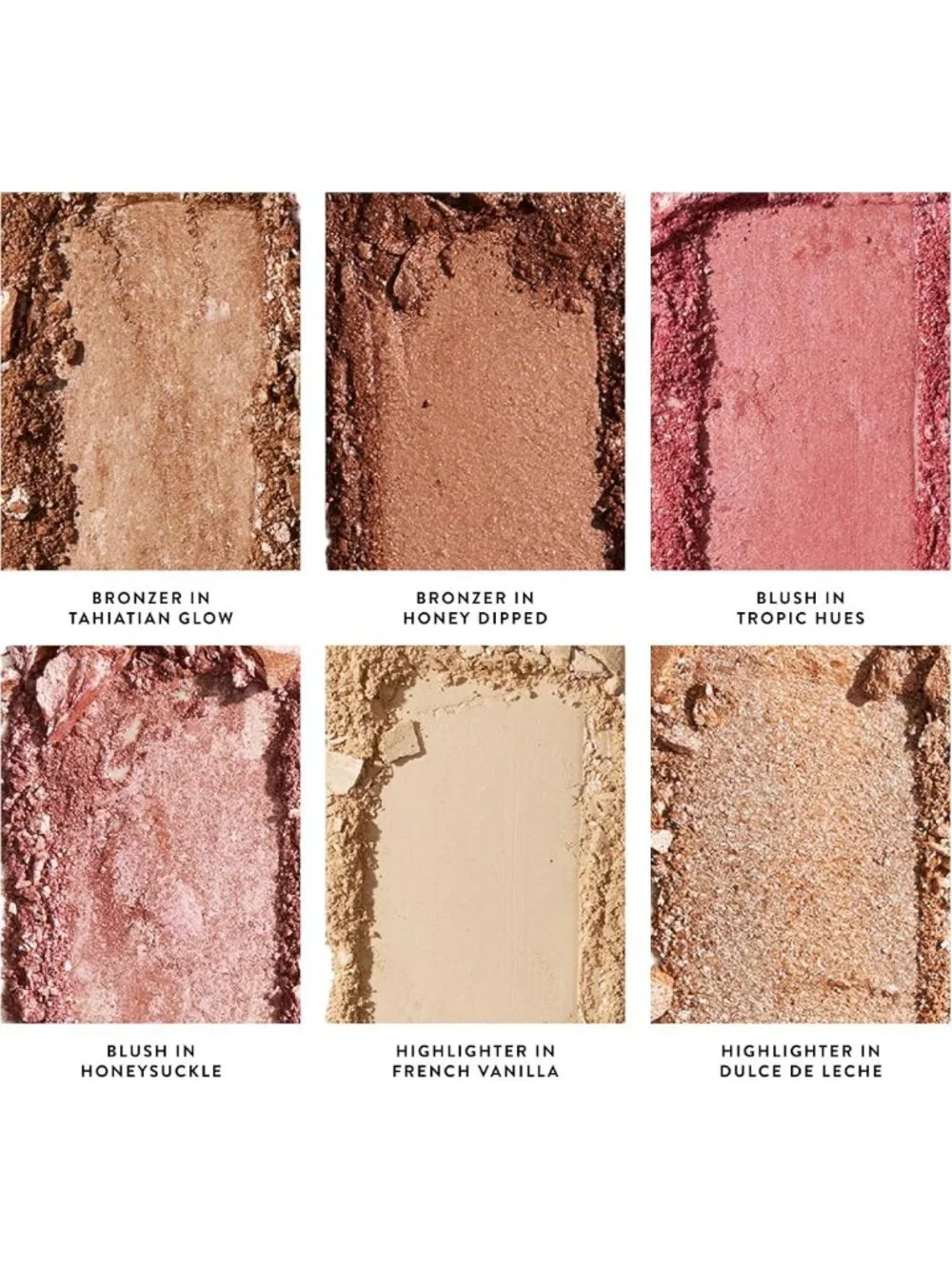 Tropical Glow Baked Face Palette | 2 Blushes, 2 Bronzers & 2 Highlighters